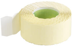 Árazószalag 25x12mm, stancolt 10 tekercs/csomag, fehér - vegyesbolt