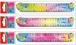Keyroad Vonalzó 20 cm, flexibilis Keyroad Flex Draw színátmenetes - vegyesbolt