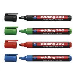edding Alkoholos marker 1, 5-3mm, kerek Edding 300, 4 klf. szín - vegyesbolt