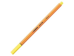 STABILO Rostirón, tűfilc 0, 4mm, STABILO Point 88 sárga - vegyesbolt