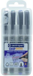 Centropen Alkoholos marker készlet, 0, 3mm, S OHP Centropen 2634, 4 klf. szín - vegyesbolt
