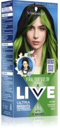 Schwarzkopf LIVE Ultra Brights or Pastel féltartós hajfesték árnyalat 024 Vivid Green