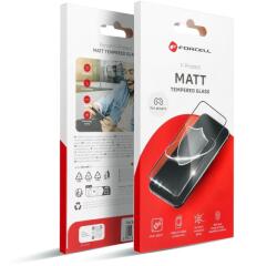 Forcell Matt üvegfólia - iPhone 13 Pro Max / 14 Plus fekete