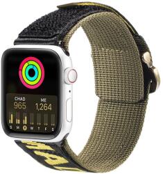 DUX DUCIS Szíj (Kültéri változat) Apple Watch Ultra szíj, SE, 9, 8, 7, 6, 5, 4, 3, 2, 1 (49, 45, 44, 42 mm) nylon szíj sárga karkötő