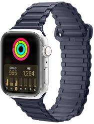 DUX DUCIS Szíj (Armor Verzió) Apple Watch Ultra, SE, 9, 8, 7, 6, 5, 4, 3, 2, 1 (49, 45, 44, 42 mm) Szilikon Mágneses Karkötő Kék