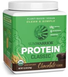 Sunwarrior Classic Protein, csokoládé, 375 g Étrend-kiegészítő - brainmarket - 9 055 Ft
