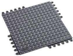 Notrax De-Flex rakodópadló, 450 x 450 x19 mm, nitril, antisztatikus ESD, fekete, 1 db-os csomag