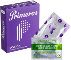 Primeros Passion bordázott óvszer, 3 db
