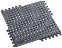 Notrax 575 De-Flex rakodólap, 450 x 450 x19 mm, fekete, 8 darabos kiszerelés