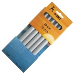 Pony Knitting Needles Klasszikus egyenes tű 20 cm 15 mm (636669-PONY)