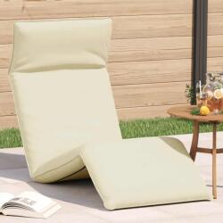 vidaXL krém oxford-szövet összecsukható napozóágy 175x54x8, 5 cm (4019748) - vidaxl