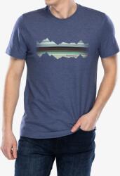 Smartwool Tricou cu imprimeu Smartwool Mountain Horizon Short Sleeve Graphic Tee - nightfall blue