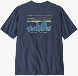 Patagonia Tricou bumbac Patagonia 73 Skyline Organic T-Shirt - new navy