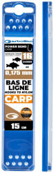 Garbolino Competition Hooks To Nylon 12 Lapkás, Szakáll Nélküli Power Bend Carp Monofil Előkötött Horog 8db (GOMAM02430BNH12L18)