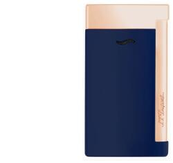 S.T. Dupont Slim 7 Royal Blue szivar öngyújtó erős szúró lánggal - királykék és rosegold színű (027773)