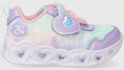 Skechers gyerek sportcipő HEART LIGHTS LOVIN REFLECTION lila - lila 24