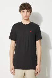 Fjall Raven t-shirt Hemp Blend T-shirt M fekete, férfi, nyomott mintás, F12600215.550 - fekete L