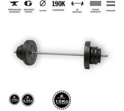 GazoFitness GazoFitness® Kétkezes Súlyzó 36 Kg