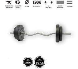 GazoFitness GazoFitness® Francia Rudas Súlyzó 32 Kg