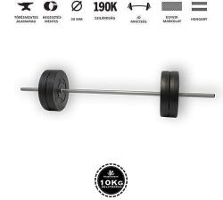 GazoFitness GazoFitness® Kétkezes Súlyzó 42 Kg (150 cm Hosszú Rúddal. )