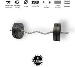 GazoFitness GazoFitness® Francia Rudas Súlyzó 42 Kg