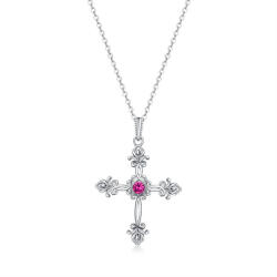BeSpecial Colier argint cu cruciulita (CZT0138)