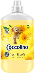 Coccolino Fresh & Soft Happy Yellow öblítő koncentrátum 68 mosás - 1700 ml