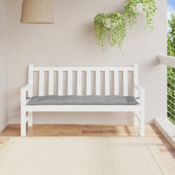 vidaXL szürke oxford szövet kerti padpárna 150 x 50 x 7 cm (361603)