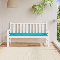 vidaXL türkiz oxford szövet kerti padpárna 150 x 50 x 7 cm (361620)