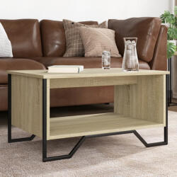 vidaXL sonoma tölgy színű szerelt fa dohányzóasztal 75 x 51 x 40 cm (848485)
