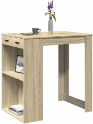 vidaXL sonoma tölgy színű szerelt fa bárasztal 102 x 70 x 103, 5 cm (3309323) - valora