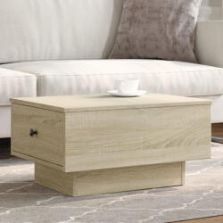 vidaXL sonoma tölgy színű szerelt fa dohányzóasztal 60 x 45 x 31 cm (848082) - valora