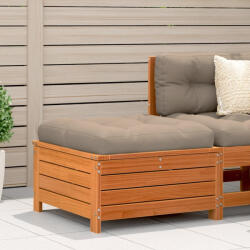 vidaXL viaszbarna tömör fenyőfa kerti lábzsámoly 62 x 63, 5 x 32 cm (844900) - valora