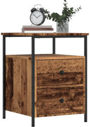 vidaXL antik fa színű szerelt fa éjjeliszekrény 44 x 45 x 60 cm (857254)