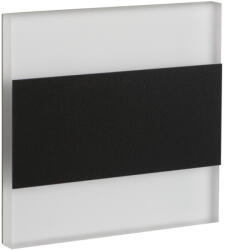 Kanlux 0, 8W, 13 lm, 12V, 3000K, 75x75 mm természetes fehér süllyeszthető szögletes rozsdamentes acél lépcsővilágító - 50 000 h élettartam (26849)