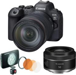 Canon EOS R6 II 24-105mm + RF 24-105mm F4 L IS USM + RF 50mm Aparat foto