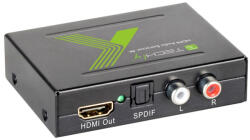 TECHLY Hangleválasztó, Techly HDMI-Audio Extractor , SPDIF, RCA, 2.0/5.1 (IDATA_HDMI-EA)