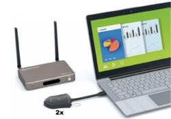 Kindermann Jeltovábbító, Kindermann Klick & Show K-42C USB-C szett (K40 központ + 2x K-C jeladó) (Kindermann_K-42C)