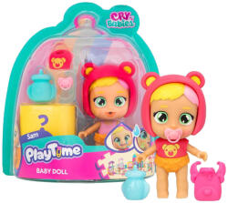 IMC Toys Cry Babies Playtime - Sam könnyes baba kiegészítőkkel (IMC921825/923102)