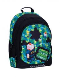 Astra Game ergonomikus iskolatáska, hátizsák- 3 rekeszes - Astrabag (502023063) (A502023063)