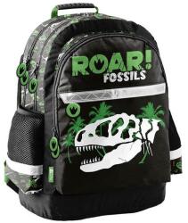 PASO Dínós ergonomikus iskolatáska, hátizsák - 2 rekeszes - Roar Fossils (PP24FS-116) (PP24FS-116)