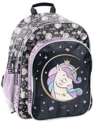 PASO Unikornisos ergonomikus iskolatáska, hátizsák - 2 rekeszes - Dream come true (PP24UR-090) (PP24UR-090)
