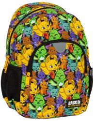 Derform BackUp Fiús ovis hátizsák mellpánttal - 1 rekeszes - Űrbéli állatkák (PLB6T62) (PLB6T62)