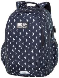 COOLPACK - Factor iskolatáska, hátizsák - 4 rekeszes - Sharks (C02181) (C02181)