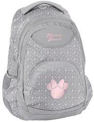 PASO BeUniq hátizsák, iskolatáska - 3 rekeszes - Disney - Minnie Mouse - szürke-rózsaszín (DM24TT-2708) (DM24TT-2708)