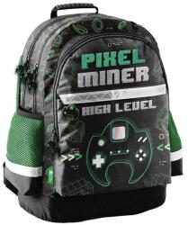 PASO Game iskolatáska, hátizsák - 3 rekeszes - Pixel (PP23HL-116) (PP23HL-116)