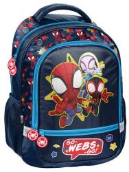 PASO Marvel iskolatáska, hátizsák - 2 rekeszes - Spidey - Go Webs Go (SP24SS-260) (SP24SS-260)