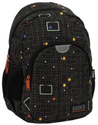 DERFORM BackUp hátizsák mellpánttal - 1 rekeszes - PacMan (PLB5T102) (PLB5T102)