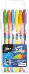 DERFORM Kidea 6 db-os zselés toll - fluoreszkáló