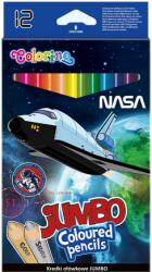 COOLPACK Colorino JUMBO 12 db-os színes ceruza készlet - NASA